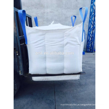Saco grande jumbo revestido pode moistureproof, pp tecido saco de plástico 1 tonelada de cimento em grande saco fibc grande saco